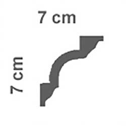cornice in polistirolo 7 x 7