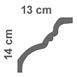 cornice in polistirolo 13 x 14