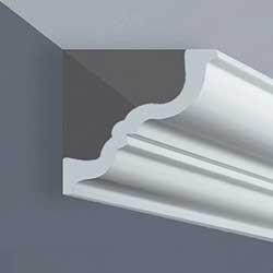cornice in polistirolo 12,5 x 12,5