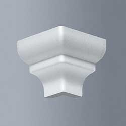 cornice in polistirolo angolo esterno