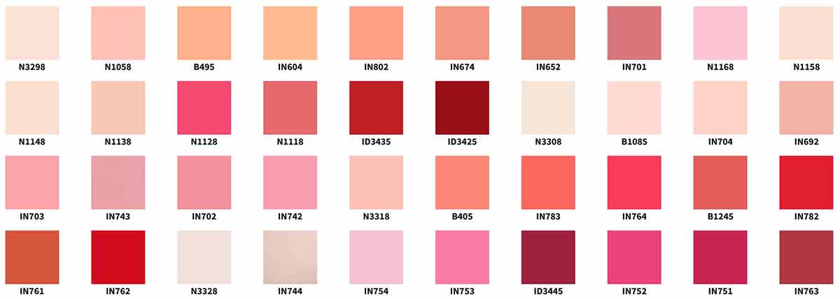mazzetta colori oikos 3000