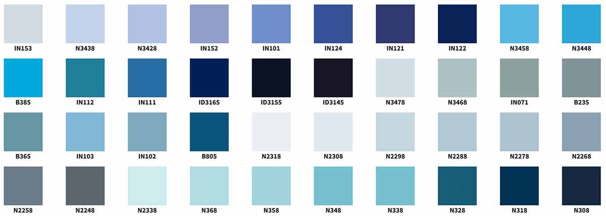 mazzetta colori oikos 3000