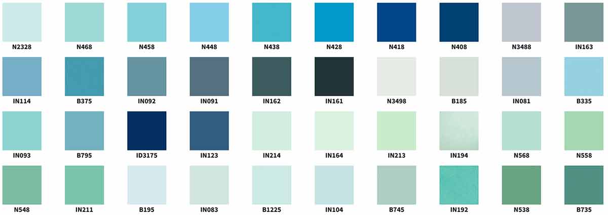 mazzetta colori oikos 3000