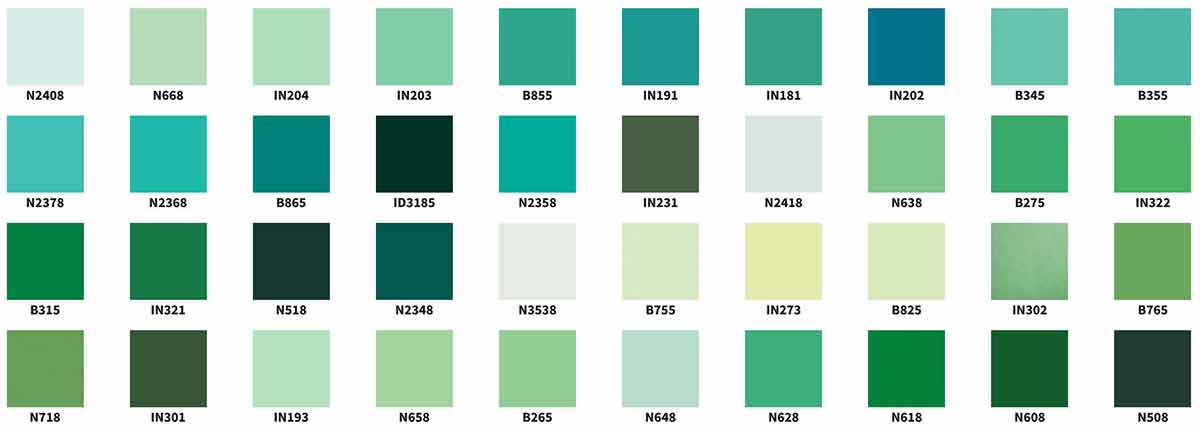 mazzetta colori oikos 3000