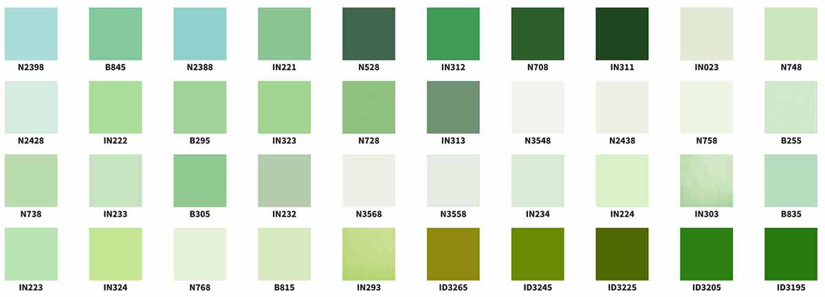 mazzetta colori oikos 3000