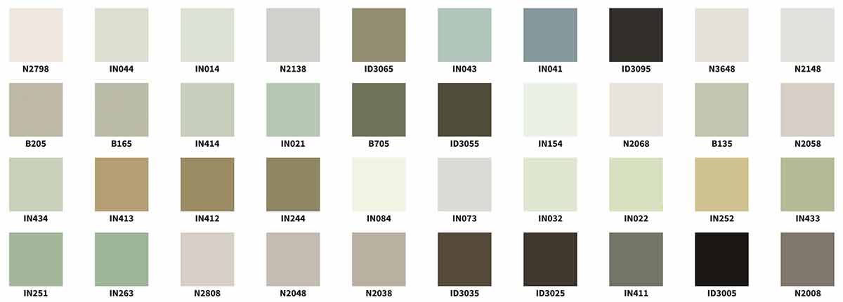 mazzetta colori oikos 3000