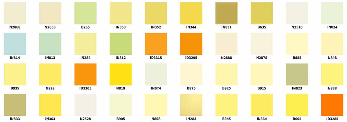 mazzetta colori oikos 3000
