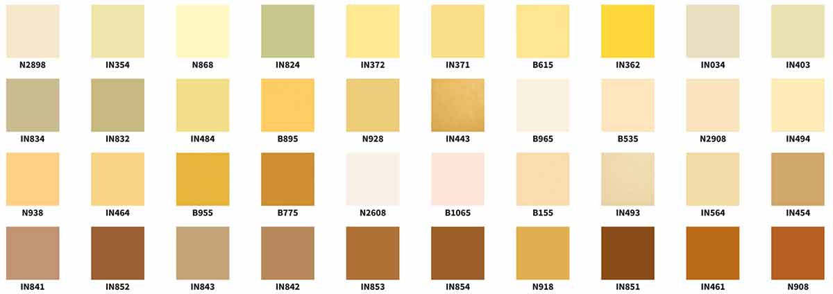 mazzetta colori oikos 3000
