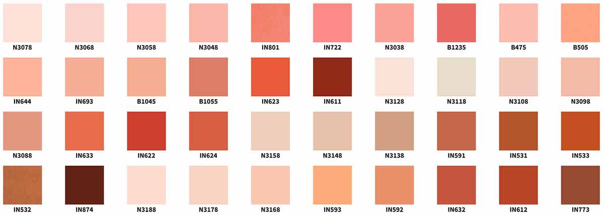 mazzetta colori oikos 3000
