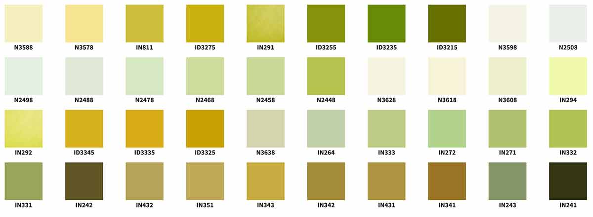 mazzetta colori oikos 3000